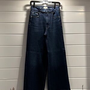 DL1961 Indigo Wide-Leg Denim